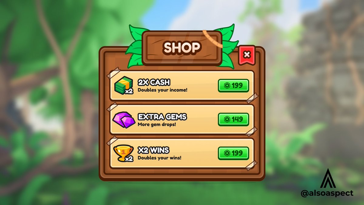 Jungle-Themed UI